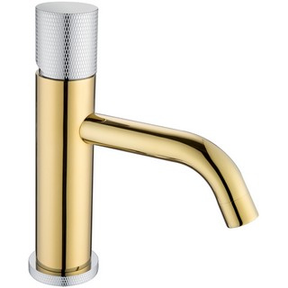 Смеситель Boheme Stick 121-CRG.2 для раковины, chrome touch gold