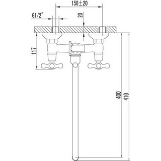 Смеситель Lemark Standard LM2151C универсальный