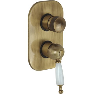 Смеситель Migliore Oxford ML.OXF-6332.Bi.Br С ВНУТРЕННЕЙ ЧАСТЬЮ, для ванны с душем, бронза