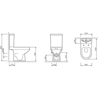 Унитаз-компакт AM.PM Spirit V2.0 C708607SC