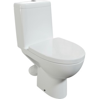 Комплект  Унитаз-компакт Cersanit Geo 031 3/6 DPL EO + Гигиенический душ D&K Paulinus Rhein DA1464501 со смесителем, С ВНУТРЕННЕЙ ЧАСТЬЮ