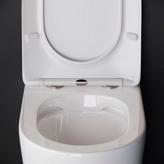 Унитаз приставной Ceramica Nova Highlight CN1812 с микролифтом, безободковый