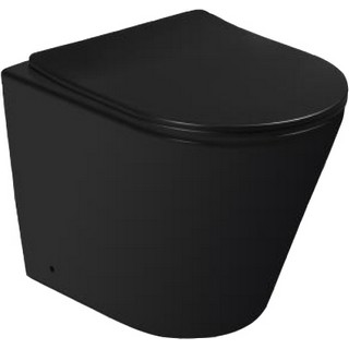 Унитаз приставной SantiLine SL-5020MB безободковый, с микролифтом
