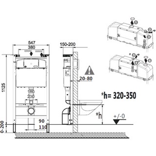 Комплект Roca Gap 893104100 подвесной унитаз + инсталляция + кнопка