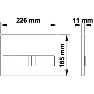 Комплект Berges Wasserhaus Novum 043232 кнопка чёрная